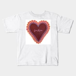 WLAD Be Mine Valentine Heart Kids T-Shirt